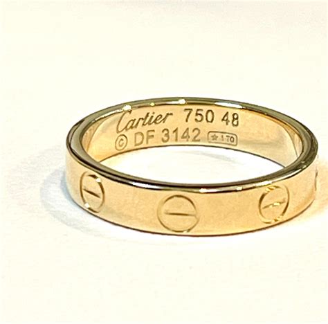 cartier promise rings|cartier 750 ring 52833a.